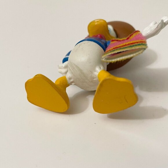 Disney Donald Duck Mexican Hat Three Caballeros 3" Tall Vinyl Figurine Toy - Picture 7 of 12